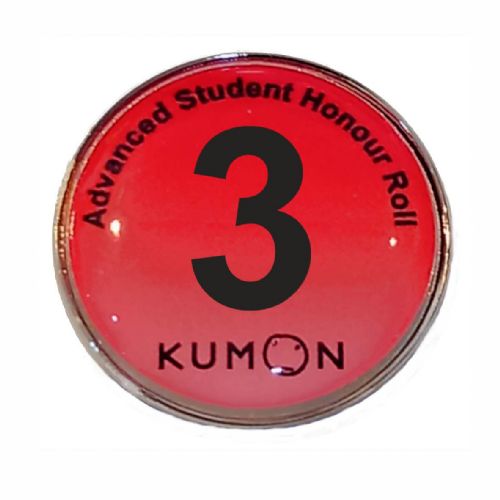 KUMON Advanced Student 3 red 27mm Round